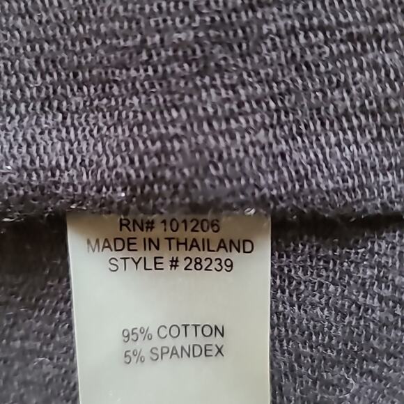 Soft Surroundings Black Mock Neck Pullover Sweatshirt  XL - Picture 6 of 7